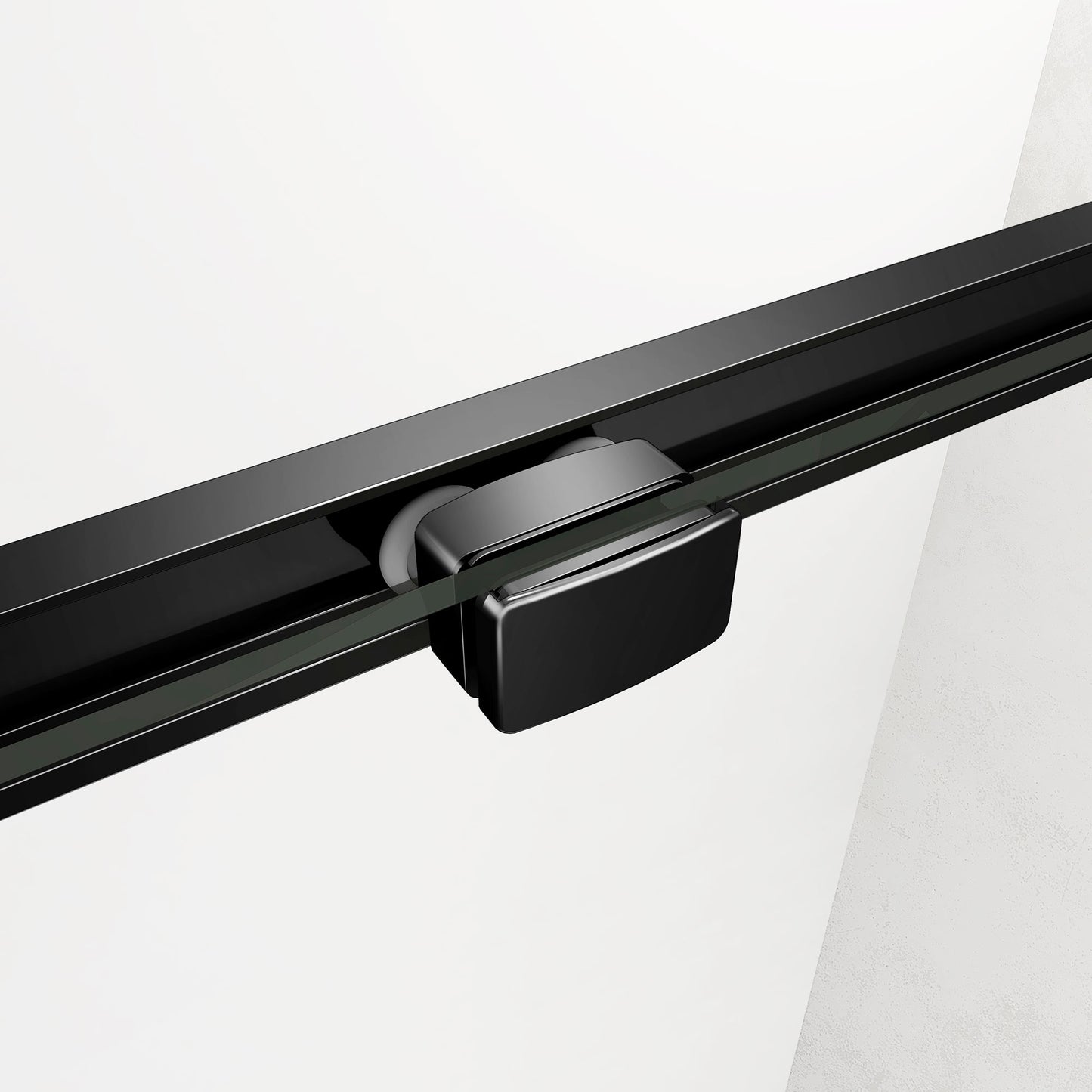 mécanisme d'ouverture coulissante pour porte de douche en aluminium