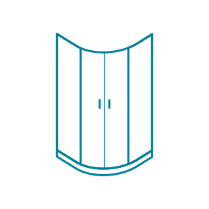 Collection des cabines de douche à accès d'angle de Grandverre