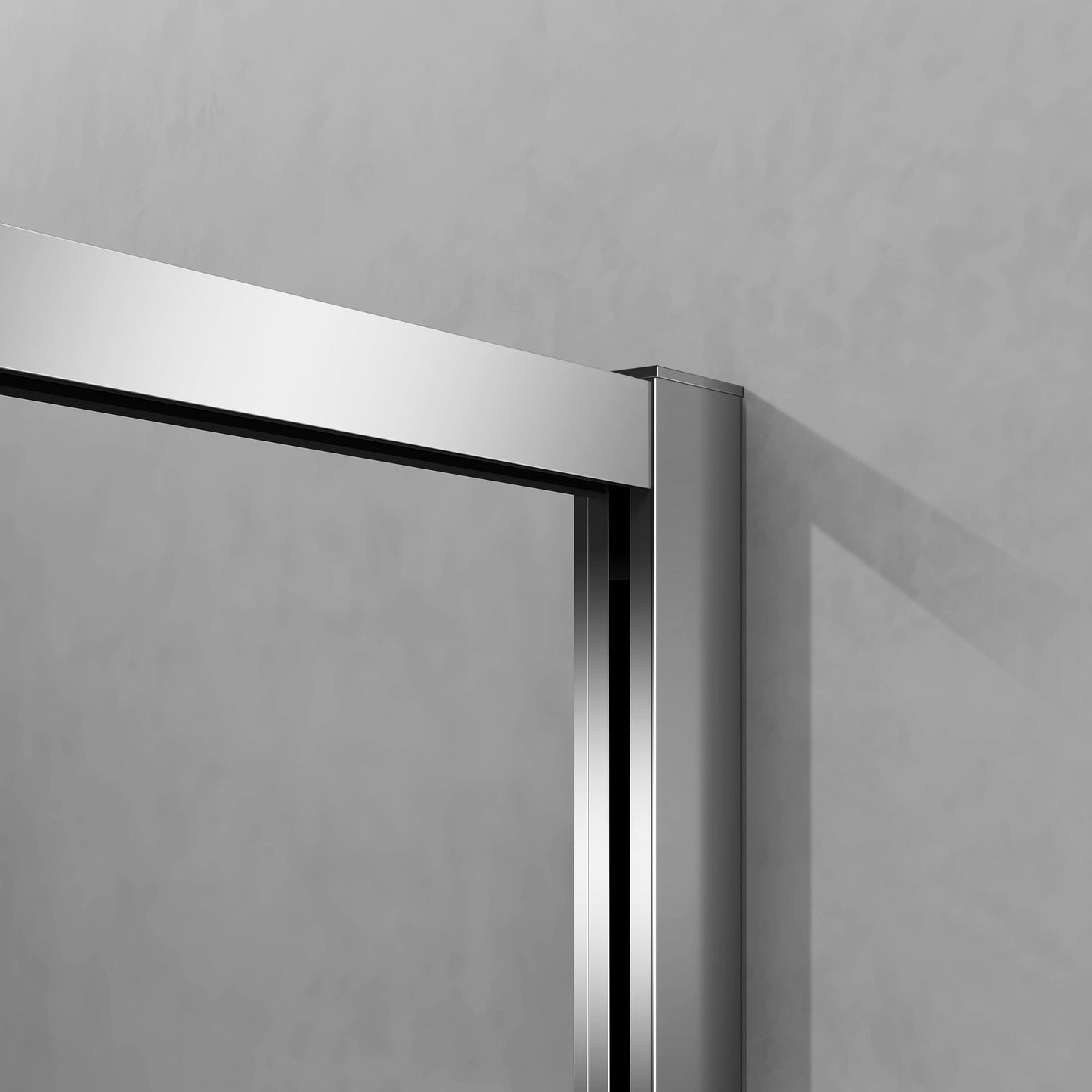 Grand Verre Fixation murale pour porte de douche pivotante H195
