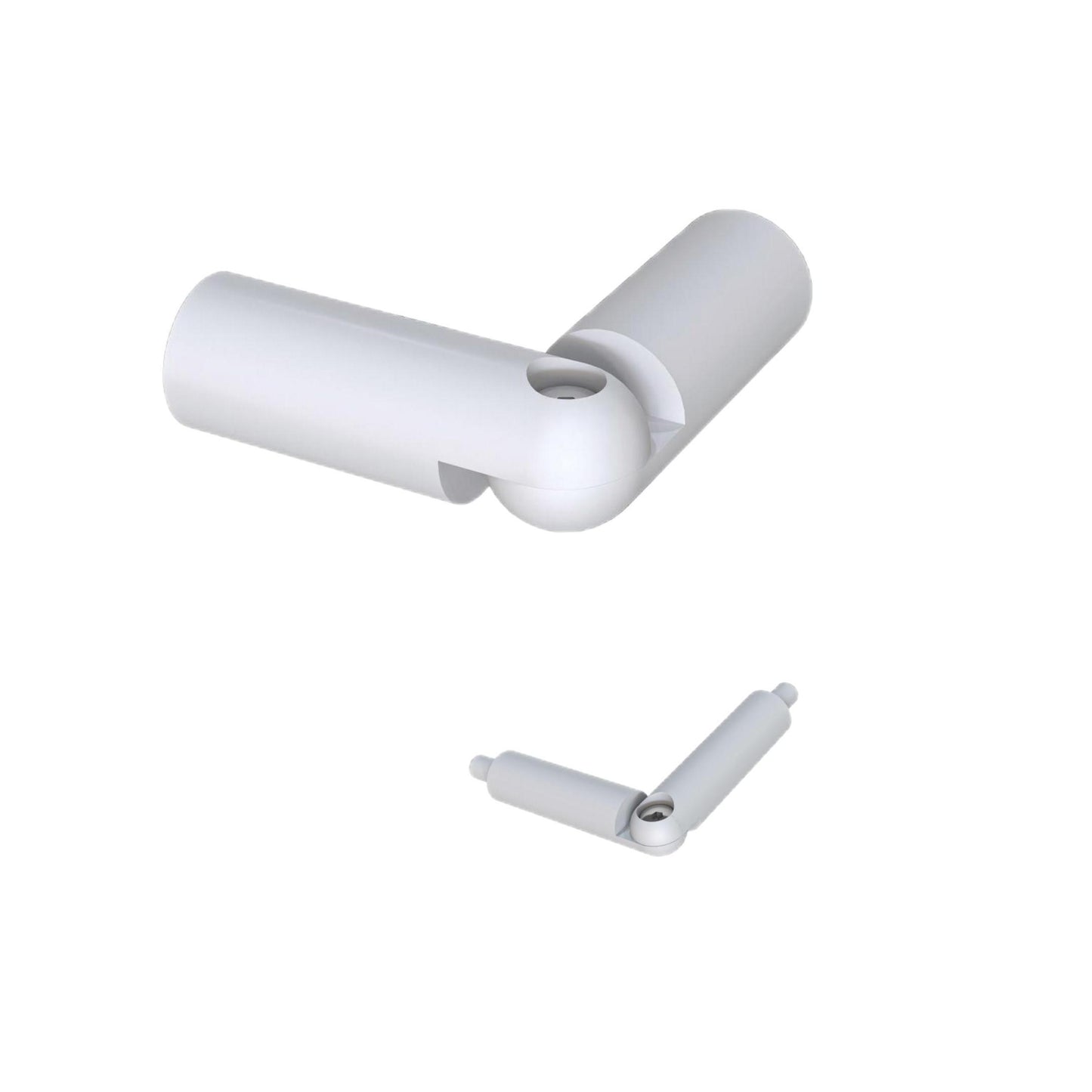 Kit de coudes réglables pour garde-corps en aluminium passe-mains et 5 traverses