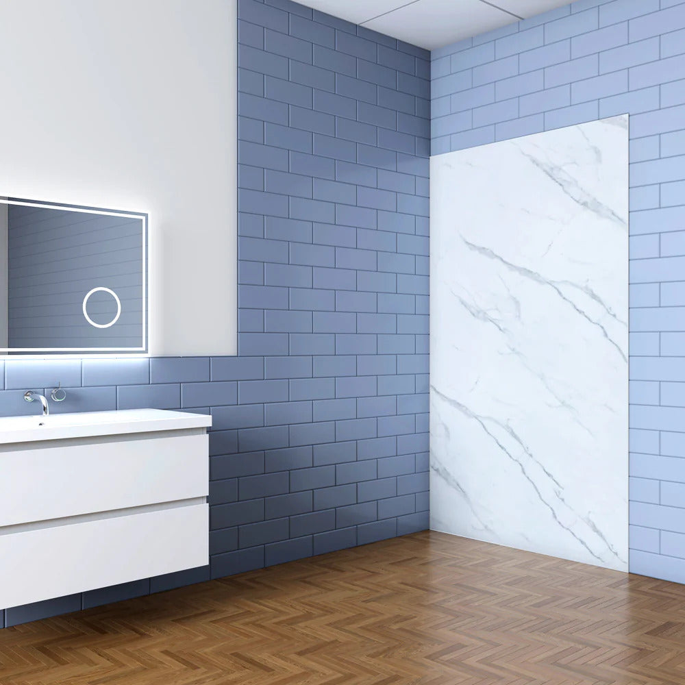 Panneau mural de douche en aluminium revêtement mural de douche 90x210 cm