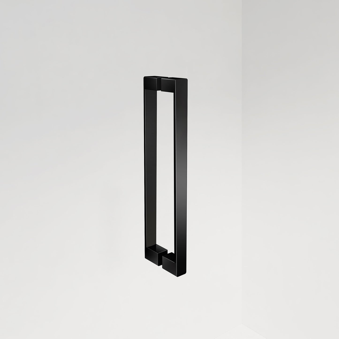 Poignée en noir mat pour verre 8mm de cabine de douche