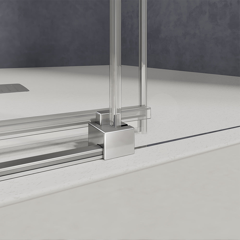 Joints d'étanchéité pour cabine de douche coulissante à accès d'angle