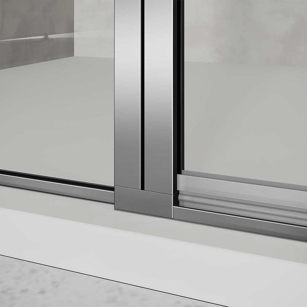 grandverre joints d'étanchéité pour cabine de douche en L porte pivotante élément fixe et paroi latérale fixe
