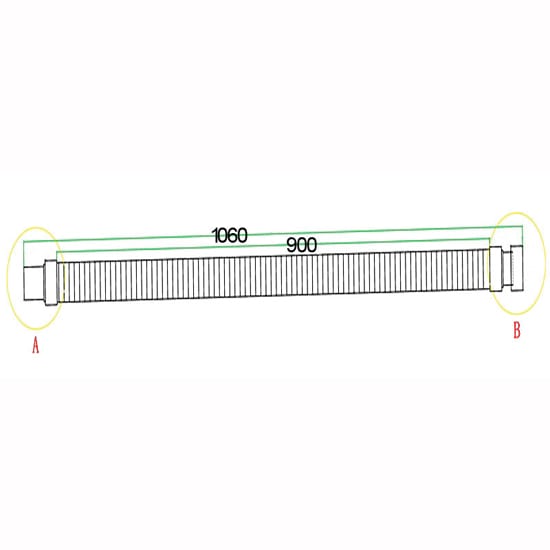 bonde de receveur avec siphon haut débit diamètre 90mm couverture chromée