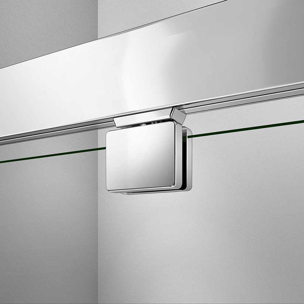 pince à vitre porte de douche verre trempé 6mm transparent