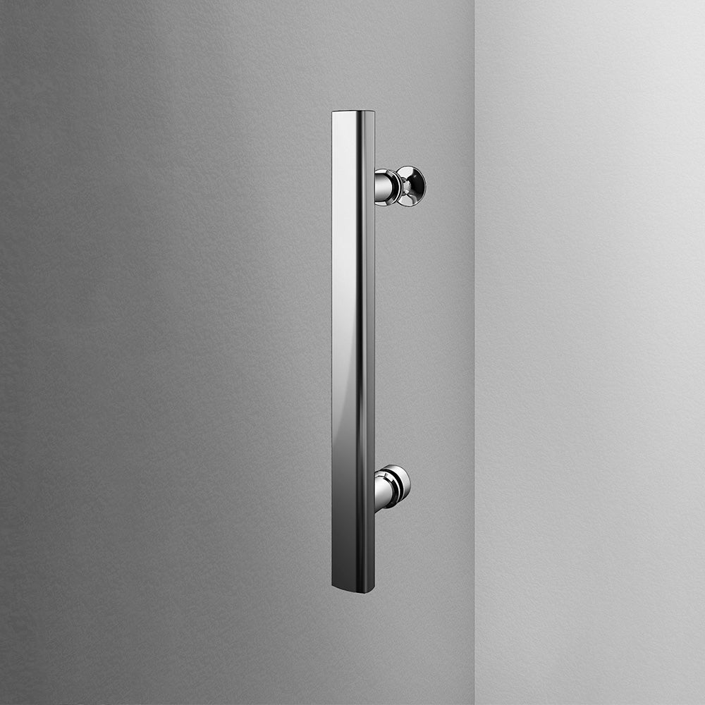 poignée acier inoxydable anti corrosion pour porte de douche pivotante