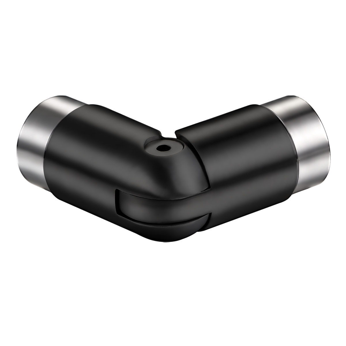 Raccord d'angle mobile pour main courante en acier inoxydable 304 noir mat