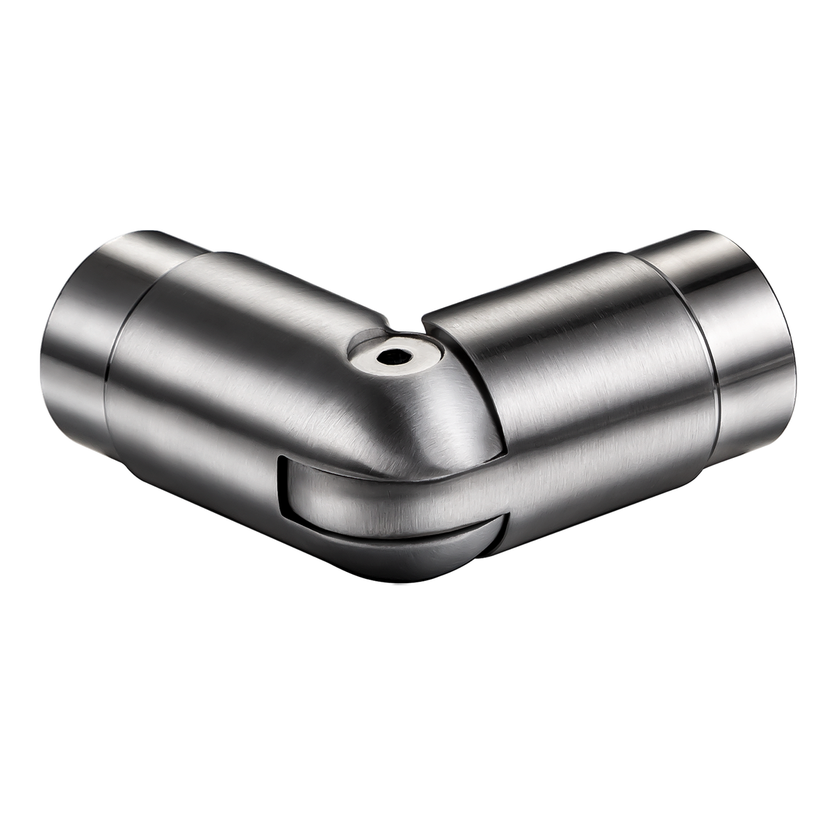 Raccord d'angle mobile pour main courante en acier inoxydable 304 brossé
