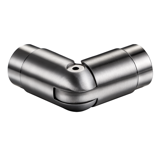 Raccord d'angle mobile pour main courante en acier inoxydable 304 brossé