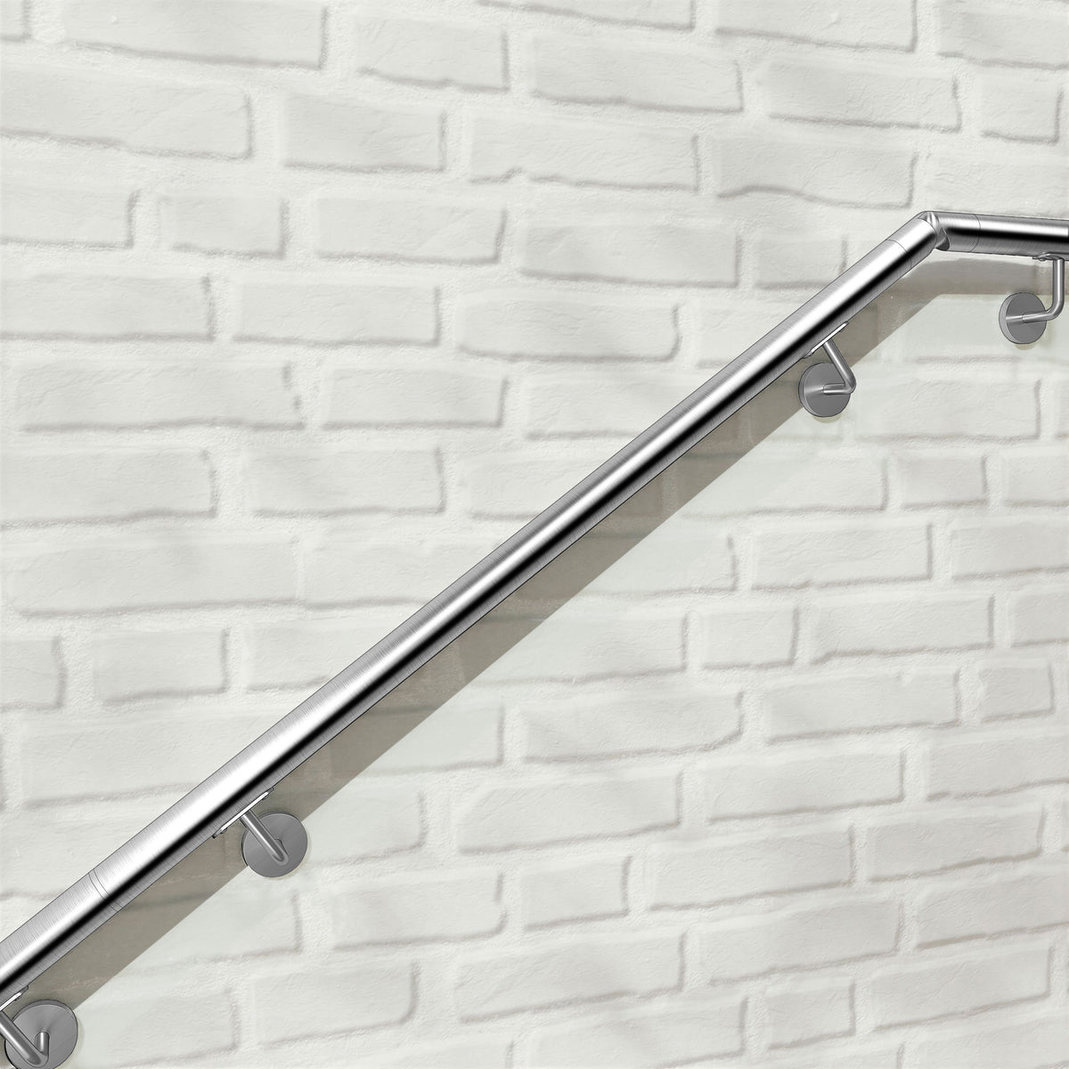 Main courante en acier inoxydable 304 adapté pose extérieure inox brossé