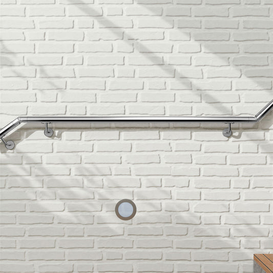 Main courante en acier inoxydable 304 adapté pose extérieure inox brossé