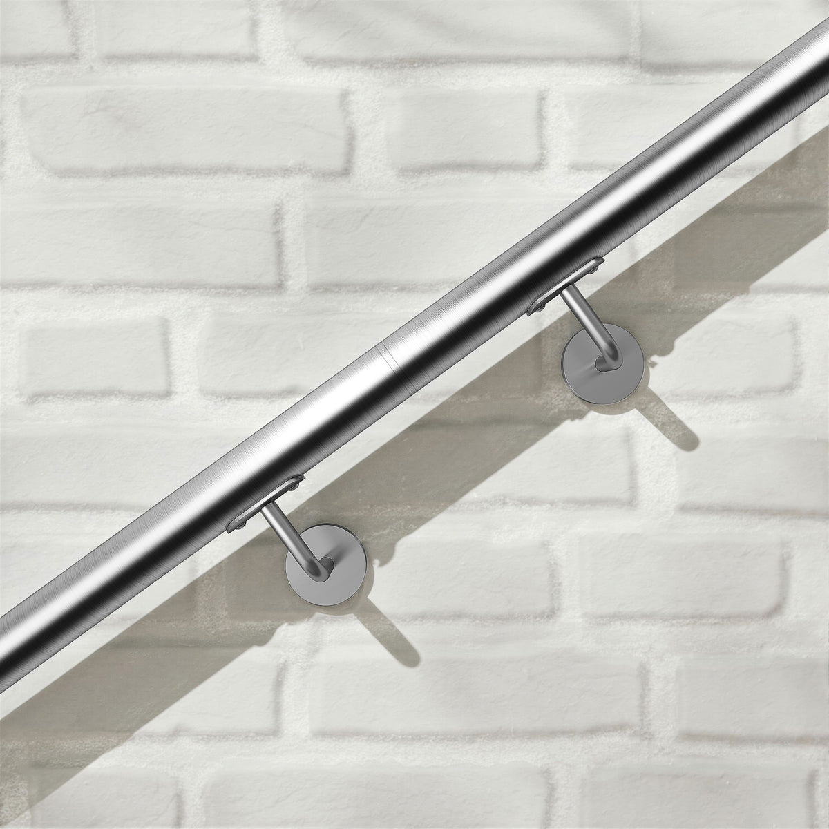 Main courante en acier inoxydable 304 adapté pose extérieure inox brossé
