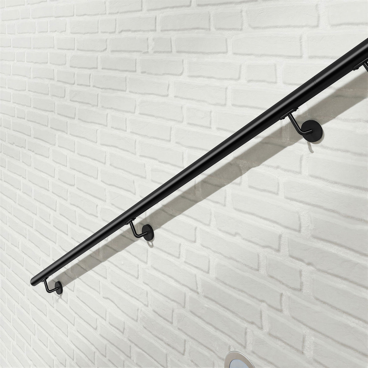 Main courante en acier inoxydable 304 noir mat extérieur et intérieur
