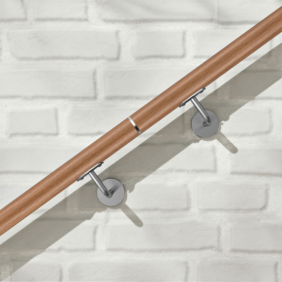 Main courante en acier inoxydable 304 aspect bois extérieur et intérieur