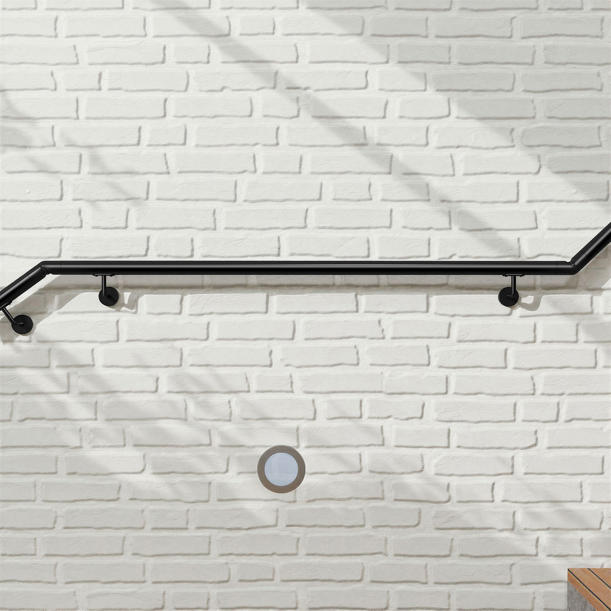 Main courante en acier inoxydable 304 noir mat extérieur et intérieur