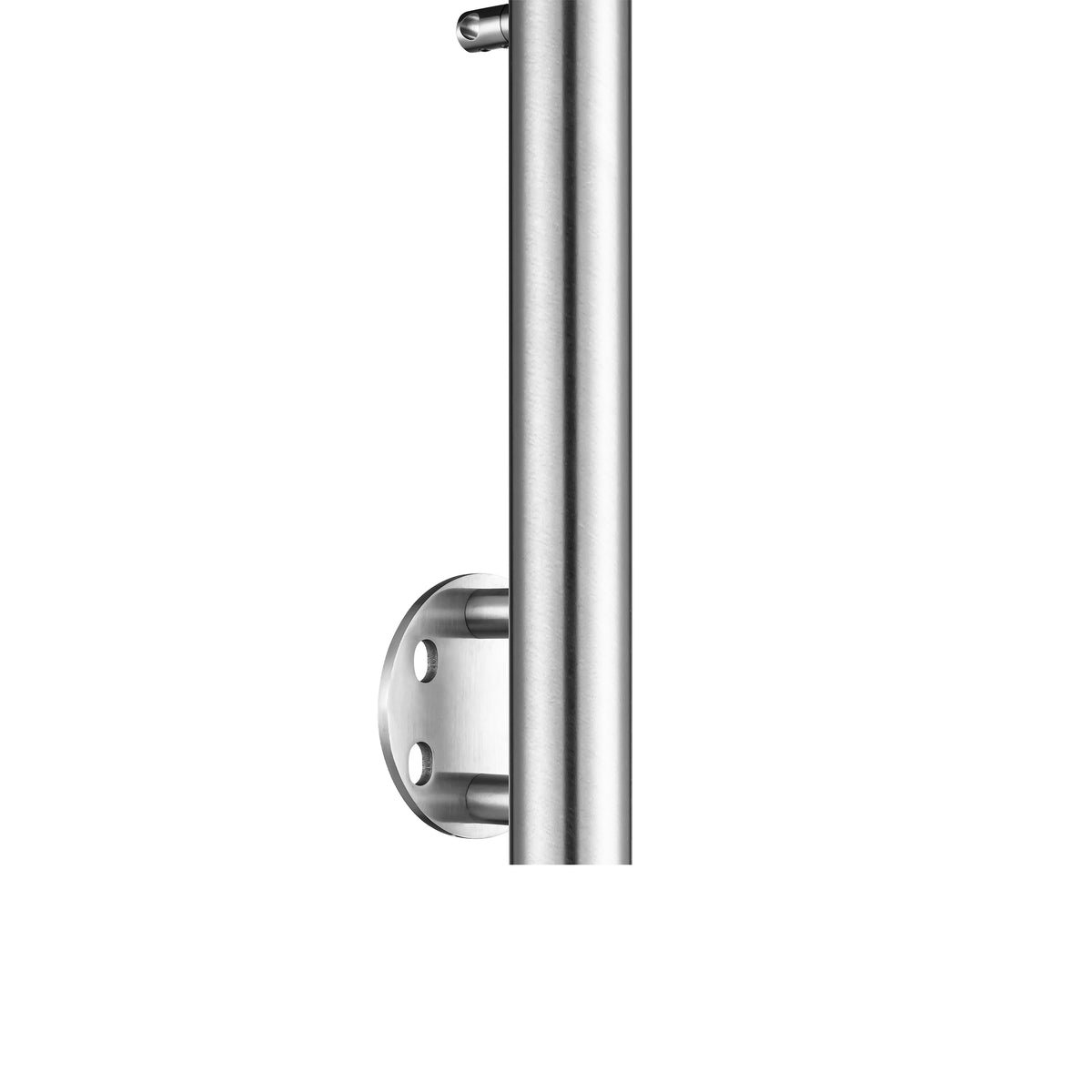 Garde-corps en acier inoxydable 304 3 traverses intérieur ou extérieur Fixation latérale à l'anglaise