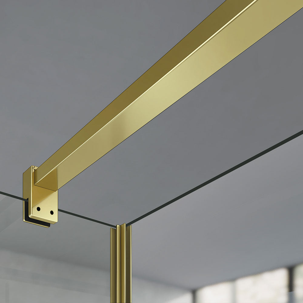 Barre de fixation horizontale 90cm gold dorée