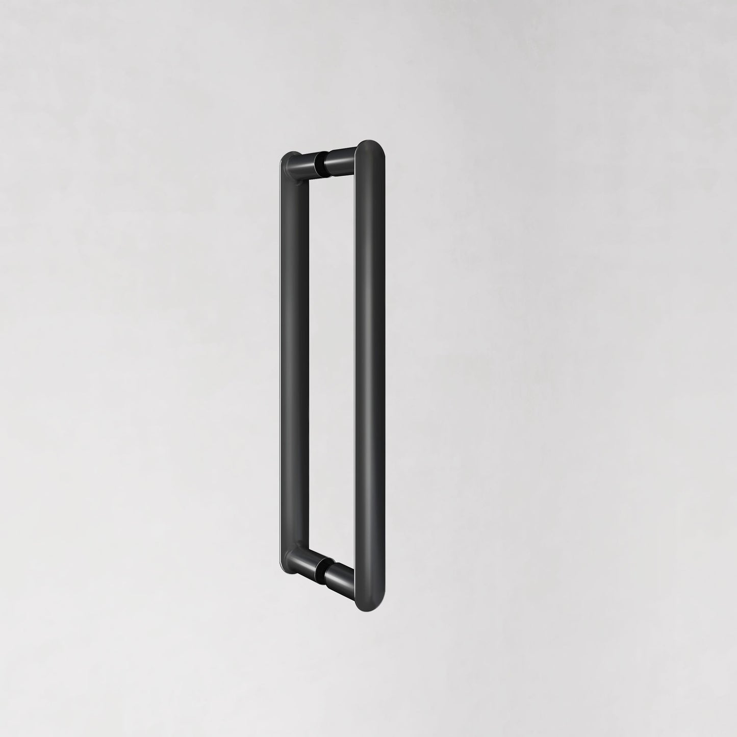 grandverre Poignée noire pour cabine de douche en verre securit 8mm transparent anticalcaire