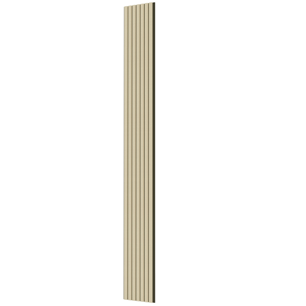 Panneaux acoustique décoratif tasseaux bois finition chêne naturel absoption sonore NRC 0,7